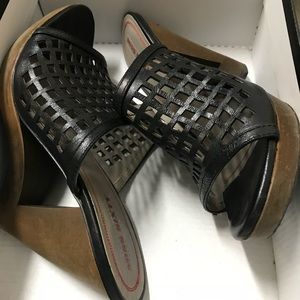 Miss Sixty Black Sandals size 8.5 great condition